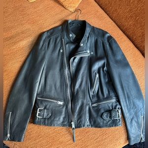 AllSaints leather motorcycle jacket